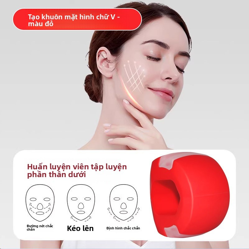 Thiết bị tập luyện Shimo Line Cải thiện vết cắn mặt Giảm da Chỉnh sửa Định hình Nhai Bóng cải thiện làm mịn da mặt Q0IQ