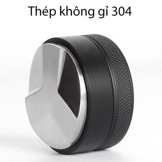 Tamper espresso điều chỉnh chiều cao và lực nén Máy Tamper，Chất liệu Inox 304 & ABS， 58mm，Phân phối và phẳng cà phê