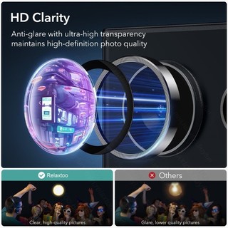 Dành Cho Honor Power2 Điện Thoại Mặt Sau Camera Bảo Vệ Cho Honor Power 2 Hợp Kim Nhôm Ống Kính Máy Ảnh Vòng Nắp Kính Cường Lực Ống Kính