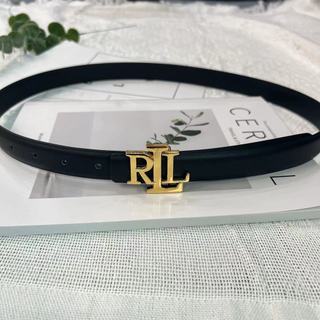 Thắt lưng nữ da mịn khóa RLL 2.5cm rộng, style cổ điển độc đáo