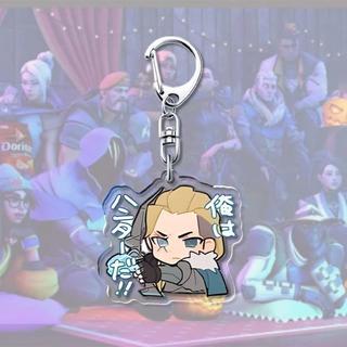 Móc khóa VALORANT ver EMOJI in hình game anime chibi trong acrylic phụ kiện xinh xắn tiện lợi_ĐH Women Nữ