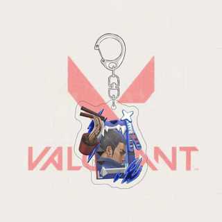 VALORANT Anime KeyChain ‌Iso Jett Yoru Men Key Chain for Women Creative Cartoon Role Kawaii Figure Acrylic Keyring