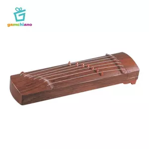 Di Động Guzheng Mini Nhạc Cụ Màu Nâu PVC Dây Có Thể Điều Chỉnh Cho Trẻ Em Học Sớm Thực Hành Zither Trung Quốc