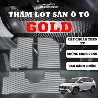 Thảm lót sàn ô tô Hyundai Stargazer TH Accessories Full bộ có Cốp cao su cao cấp chống thấm nội thất