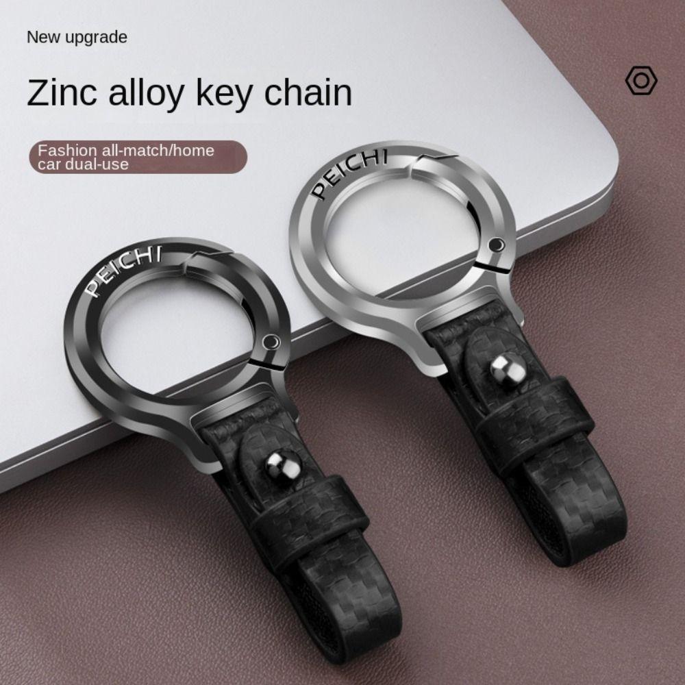 Móc khóa ô tô đa năng FANIELLAPOWELL, Móc khóa da dụng cụ ngoài trời Carabiner, Giá đỡ chìa khóa ô tô bằng hợp kim kẽm di động