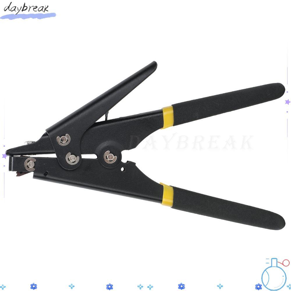 Công cụ buộc cáp DAYBREAK, Công cụ buộc dây kéo dài 8 Inch cắt xả, Thiết kế công thái học màu đen hiệu quả Công cụ cắt và căng thẳng có thể điều chỉnh để quản lý cáp