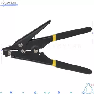 Công cụ buộc cáp DAYBREAK, Công cụ buộc dây kéo dài 8 Inch cắt xả, Thiết kế công thái học màu đen hiệu quả Công cụ cắt và căng thẳng có thể điều chỉnh để quản lý cáp