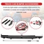 Ốp Lưng Sau Kim Loại Có Đèn LED Ăng Ten Đuôi Móc Cho Xe Bánh Xích RC 1: 10 TRX4 SCX10 90046