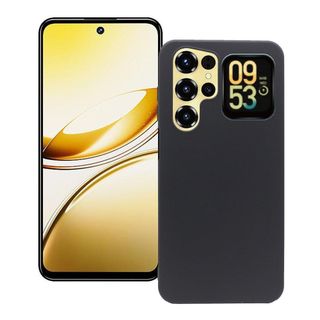 Thích hợp cho Oukitel C68 Plus Vỏ Điện Thoại TPU Silicon Giá Đỡ Nhẫn Phim Cường Lực Pudding Vỏ Mềm
