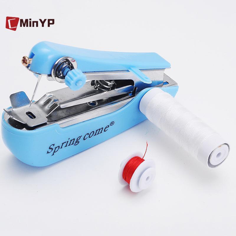 CMinYP Màu Sắc Ngẫu Nhiên Máy May Mini Needlework Không Dây Cầm Tay Quần Áo Hữu Ích Di Động Máy May Tay Dụng Cụ Phụ Kiện Vinh Quang
