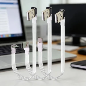 Niki Mỏng Flat USB A Sang Type C Đồng Bộ Dữ Liệu Sạc Flat USB2 0 Dây Cáp Nối Dài Nguồn Nhiều Chiều Dài Tùy Chọn Có Sẵn