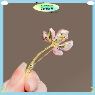 ZMONH Thời Trang Thanh Lịch Cho Nữ với Họa Tiết Thổ Cẩm Hoa Sen Sáng Tạo
