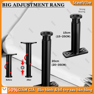 Chân đỡ dầm giường kim loại nhựa chắc bền Chân đỡ khung giường / ghế sofa，Có thể điều chỉnh，Không cần khoan lỗ