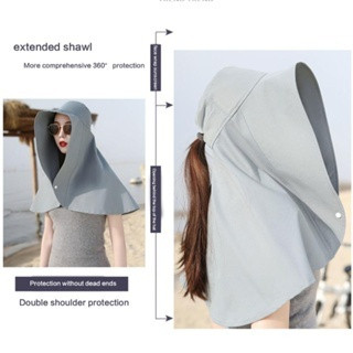 Mũ Chống Nắng Nón Vành Rộng Che Nắng Thời Trang Chống Tia UV, UPF 50+ Cho Nữ Mùa Hè Bảo Vệ Mặt, Cổ Và Vai Ngoài Trời