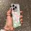 Tulip thỏ cho 16 trường hợp iPhone 17Air Quad góc chống rơi trường hợp 14 13 11Pro