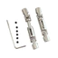 2 Chiếc Trục Truyền Động Kim Loại Trục Truyền Động Cho WPL D12 C14 C24 C34 MN D90 D91 D96 D99 D99S MN90 MN98 MN99S RC Xe Nâng Cấp Phần