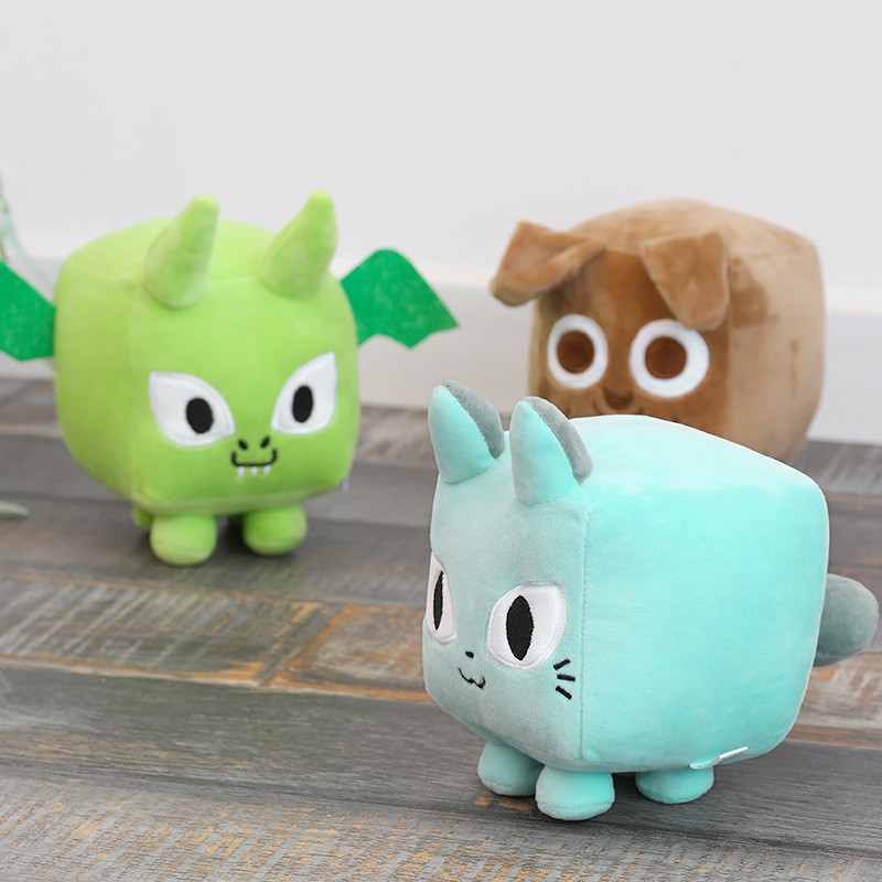 SQ5 Roblox Pet Simulator X Mèo Vàng Ong Nâu Chó Hổ Hồng Axolotl Plushie Game Merch Sang Trọng Búp Bê QS5