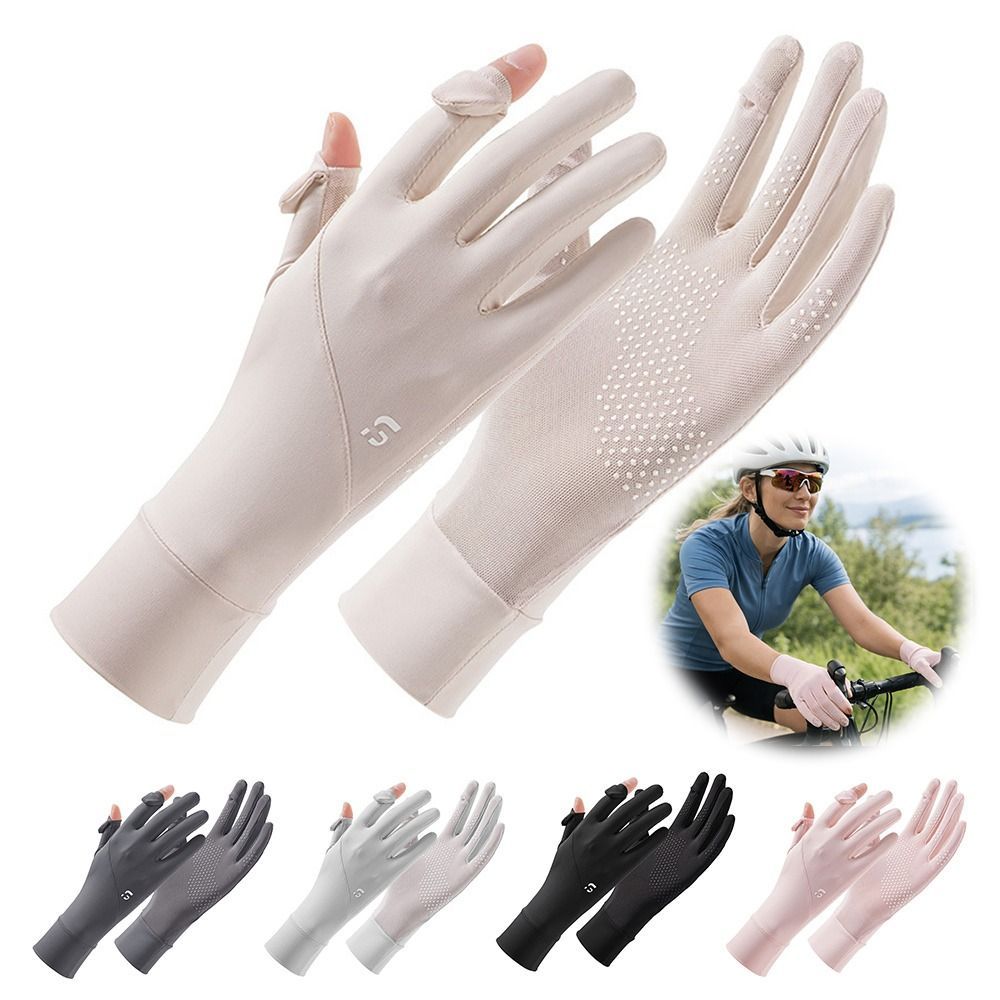 Găng tay lái xe và xe đạp FEDAOG - Chống nắng, bảo vệ khỏi tia UV, tương thích với màn hình cảm ứng, thoáng khí và chống trượt, dành cho nữ