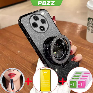 FOR ốp lưng Vỏ kính cường lực cho điện thoại POCO C75 5G REDMI 14C 5G, vỏ mềm silicone chống sốc, thiết kế mới, gương trang điểm trong suốt với giá đỡ SFMHZJ01