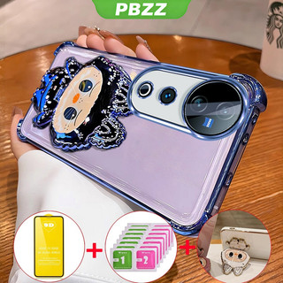 Ốp Lưng Cho VIVO V50 LITE V40 PRO 5G 2024 VIVO V40 V50 5G Vỏ Điện Thoại Vỏ Mềm Silicon Chống Sốc Thiết Kế Mới Thẩm Mỹ Trong Suốt Hoạt Hình Có Giá Đỡ Và Màng Mềm SJMlbbzj01