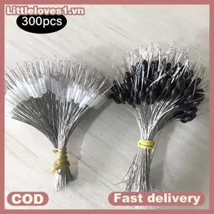 Littleloves1 - Bộ 300 Phao Cao Su Hình Trụ Bobber Cho Câu Cá