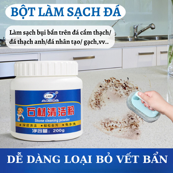 Bột vệ sinh đá tự nhiên và đá nhân tạo Bột Làm Sạch Vết Ố Mốc،An Toàn Môi Trường