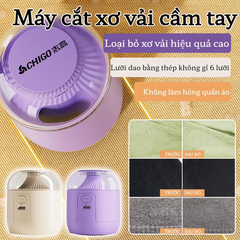 【Sạc Usb/Thiết Kế Cầm Tay/An Toàn】Jmy Máy Cạo Lông Xù Chăm Sóc Quần Áo/Áo Len/Vải Dày/Gia Đình - Hình Ảnh Thực Tế