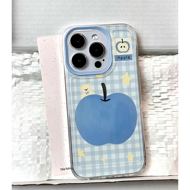 Đầu dò Apple Bear phù hợp với vỏ điện thoại 15 PROMAX, iPhone 16 chống gãy, vỏ mềm