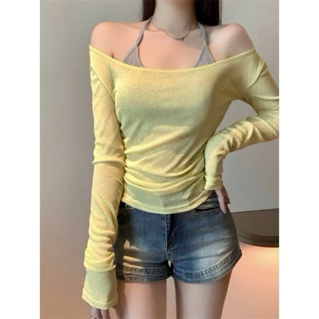 Áo thun kiểu hai món kèm yếm siêu cuốn hút TG37
