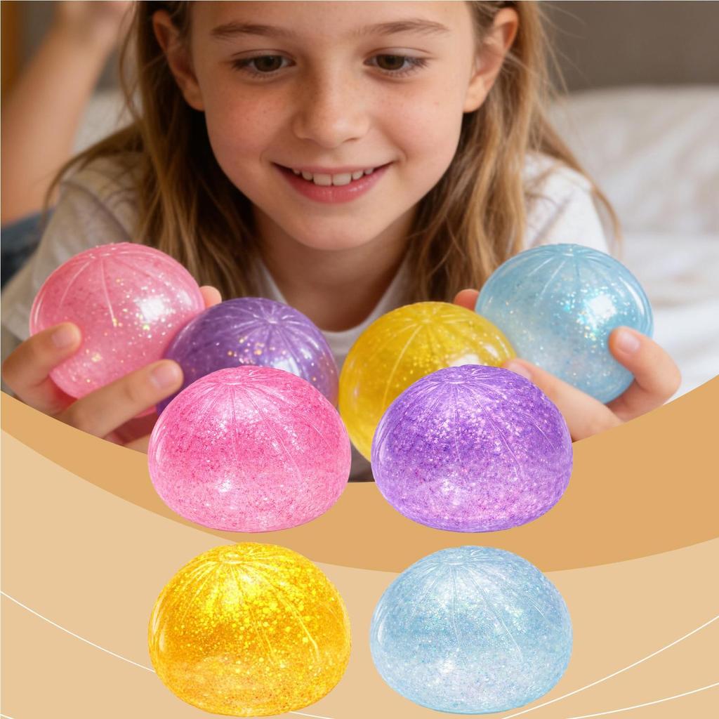 Pha Lê Bun Hình Quả Bóng Căng Thẳng Fidget Đồ Chơi Cảm Giác Co Giãn Siêu Mềm Bun Hình Bóp Đồ Chơi Bánh Bao Squishies sonlekvn