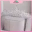 MYPANDA Tiara Tóc Cưới Pha Lê Màu Bạc, Phụ Kiện Trang Sức Cho Cô Dâu
