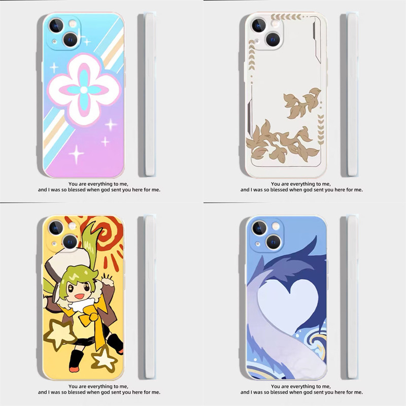 Honkai Star Rail March 7th Himeko Ốp Điện Thoại Cho IPhone X XS Max XR 8 7 6 6s Plus 11 12 13 14 15 16 Pro Max 15 14 Plus Silicon Lỏng Chống Sốc Hoạt Hình Chống Rơi