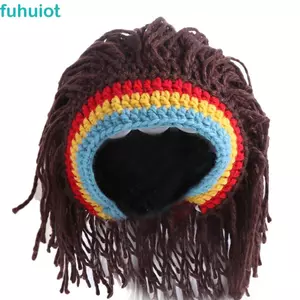Tóc giả dreadlocks reggae hip hop lạ mắt, được làm từ sợi tổng hợp chịu nhiệt, phù hợp cho tiệc Halloween và thời trang đường phố