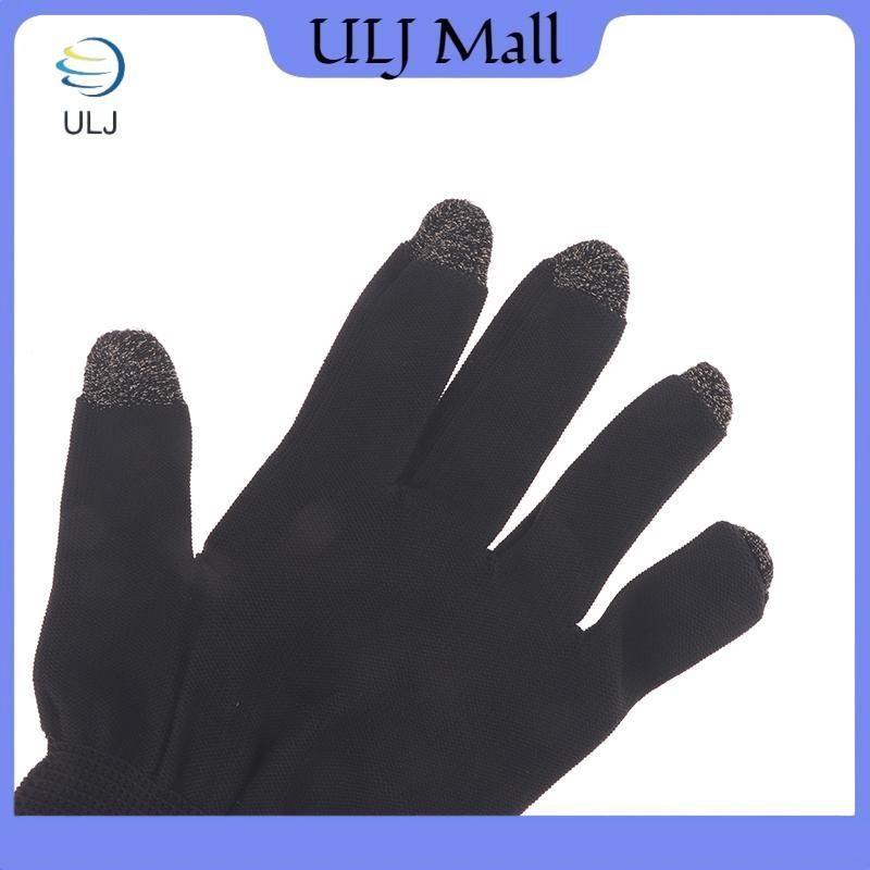 Găng tay chơi Game di động ULJ 1 Cặp Găng tay chơi Game nhạy cảm chống mồ hôi bằng sợi Nylon Găng tay chơi Game nhẹ thoáng khí mỏng.