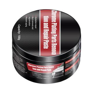 Chrome Repair Paste 100g Chrome Reconditioning Cream Automotive Repair Agent Tarnish Remover for Wheels Trim hdjvn