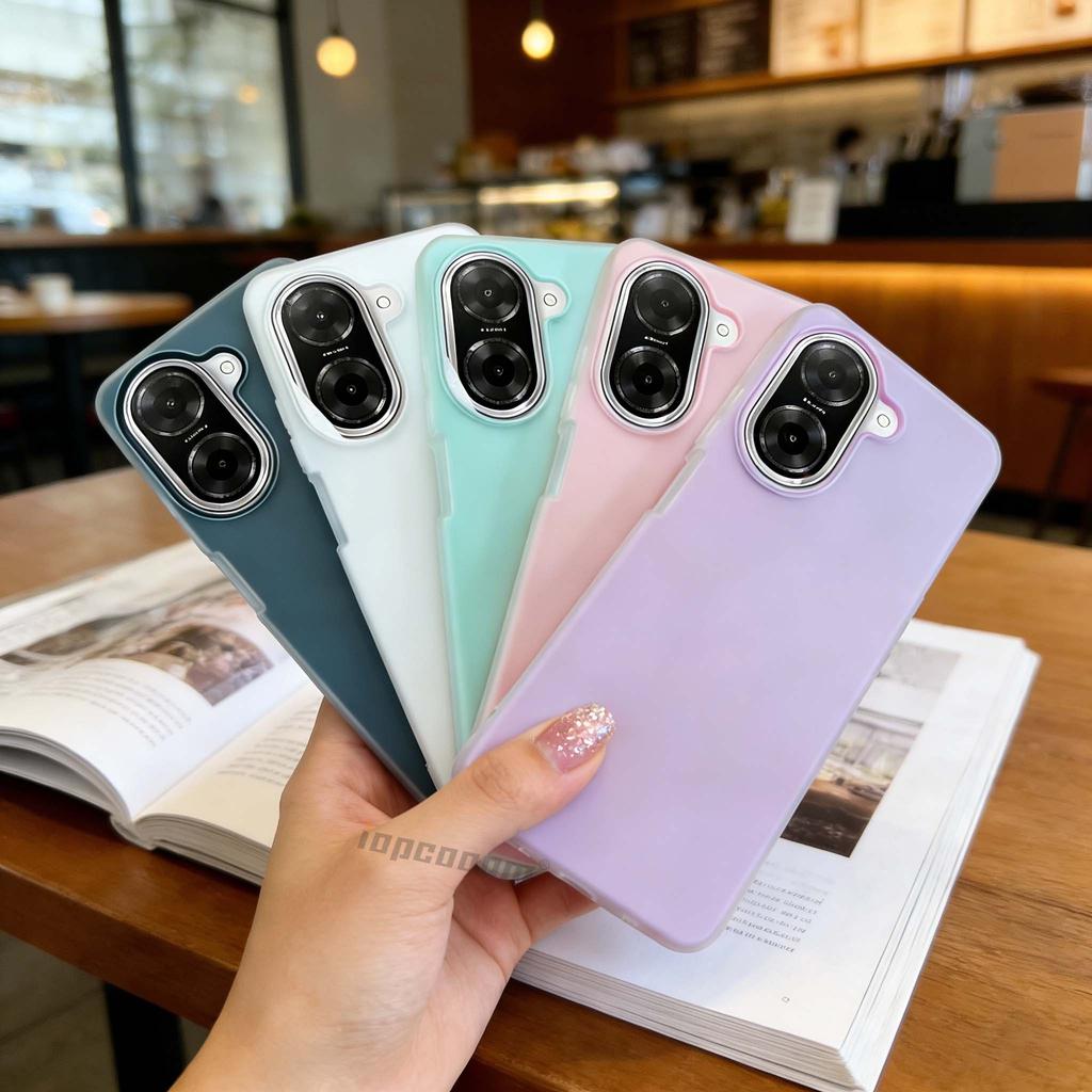 Ốp Điện Thoại TPU 2 Trong 1 Kẹo Jelly Cho Redmi A3 2024 A3 Pro A4 A5 A7 Pro 4G 5G Vỏ Bảo Vệ Chống Sốc
