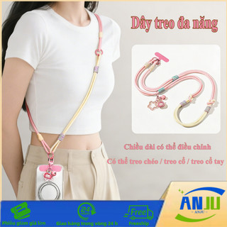 Dây đeo điện Thoại Dễ Thương Có Thể điều Chỉnh Dây đeo Vai đeo Chéo Kẹp Cố định Quanh Cổ Phù Hợp Với Mọi Người