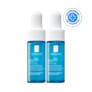 Bộ đôi dưỡng chất dưỡng ẩm & mờ nếp nhăn La Roche-Posay Hyalu B5 10ml