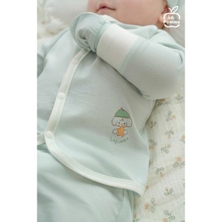 La pomme SS26.T3.2 BST sơ sinh La Pomme bé cún lông mềm - Xanh nhạt