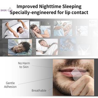 [DASK] 90Pc / SET Chống ngáy cho trẻ em Ngủ đêm dành cho người lớn Môi Mũi thở Cải thiện miếng dán Chỉnh sửa miệng Băng dính