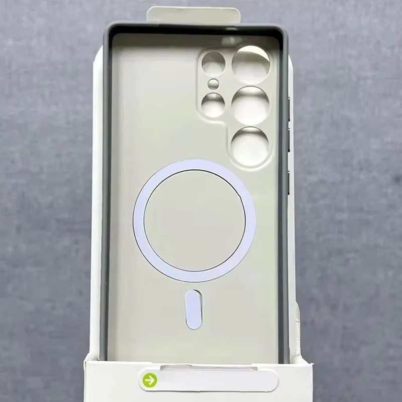 Ốp điện thoại PC cứng mờ đơn giản cho Samsung Galaxy S26 S25 S24 S23 Ultra S26 + Plus cho vỏ giáp sạc không dây