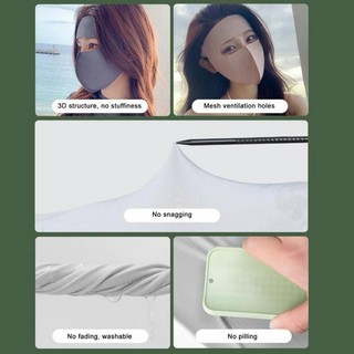 Mặt nạ chống nắng thoáng khí dành cho nữ, bảo vệ tia UV, xu hướng mùa hè