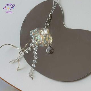 HFTOY Oril Dream Jellyfish - Móc Khóa Hình San Hô trong suốt, Thiết Kế Marine Life