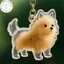 PUSKY Clear Puppy Hair Memorial Keepsake Capsule Pet 's Dog Fur Container DIY Mặt dây chuyền Móc khóa Trang trí Pet Lovers Home Display Quà tặng VN