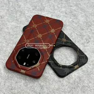 Ốp Điện Thoại Huawei Mate80RS Mate70RS Vỏ Cứng Kết Cấu Sợi Carbon