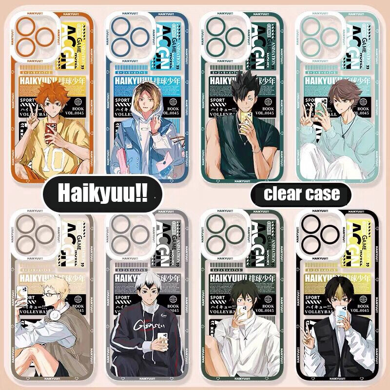 HOT Anime Haikyuu Vỏ Điện Thoại Cho Infinix Tecno Spark GO 2022 2024 2025 SMART 10 6 Plus 9 7 8 CAMON 40 30 20 Pro Mềm Rõ Ràng Xu Hướng Thương Hiệu Trong Suốt Hoạt Hình Thời Trang Vỏ Silicon