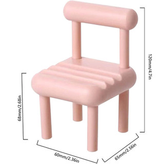 Giá đỡ điện thoại và máy tính bảng mini hình ghế dễ thương, decor bàn, nhỏ gọn tiện lợi cho iPhone Android iPad