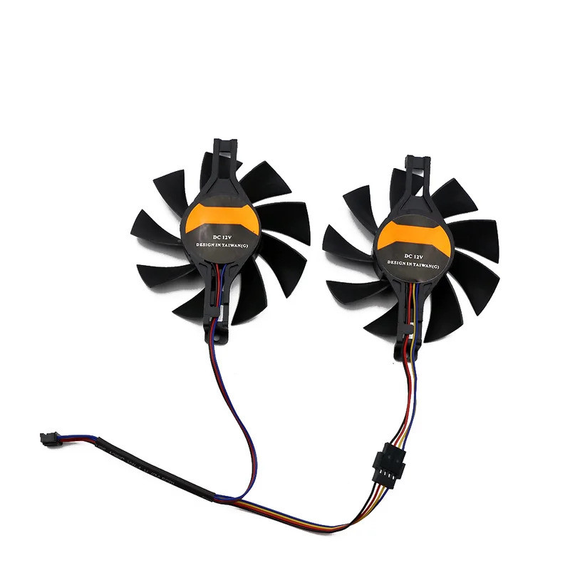 Quạt Làm Mát HL 75MM P106-100 Cho Nhiều Màu Sắc GTX 960 950 1060 1050Ti GTX960 GTX950 GTX1060 iGame GAMING Video card Đồ Họa Quạt