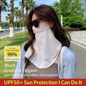 Che Mặt Chống Tia UV Mùa Hè Có Vành - Mũ Đi Xe Đạp[Mina]