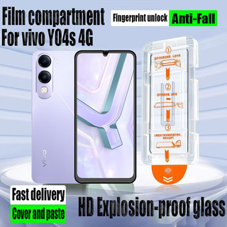 Vivo Y04s 1- 2 Miếng Dán Đơn Giản HD Kính Cường Lực Bảo Vệ Màn Hình Cho Vivo Y31d Y04 Y29 Y28 Y39 Y21d Y19s Y03t Y18 Y03 4G Bảo Vệ Flim
